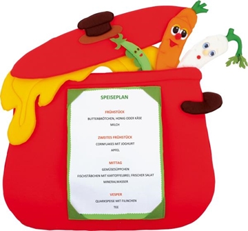 Image de Panneau "menu" rouge