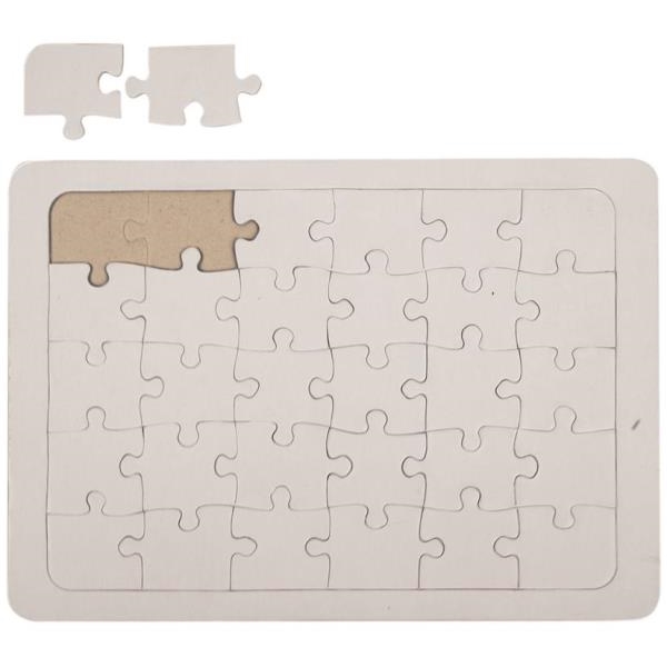 Image sur Puzzle blanc à décorer