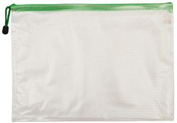 Image de Pochette fourre-tout  29 x 38cm avec fermeture verte