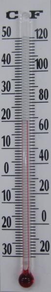 Image sur Thermomètre à coller 5 cm, les 10