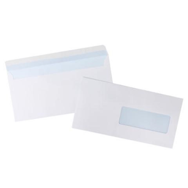 Image sur Enveloppes americaines avec fenêtre, 500