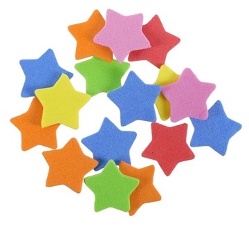 Image de Gommettes néoprène adhésives "étoiles"