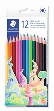 Image de Crayons de couleur sans bois Staedtler, pochette de 12