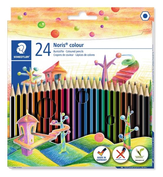 Image sur Crayons couleur Noris club, pochette de 24