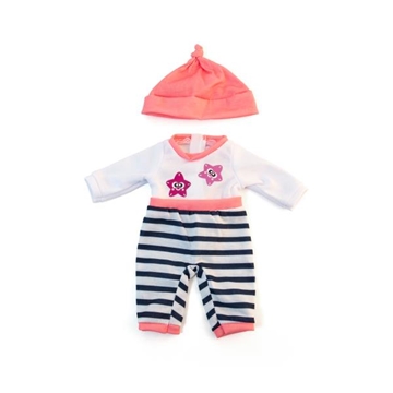 Image de Vêtements pour poupées de H 32 cm - pyjama rose