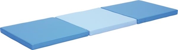 Image de 1 tapis pliable en 3 - Bleu clair-Bleu foncé