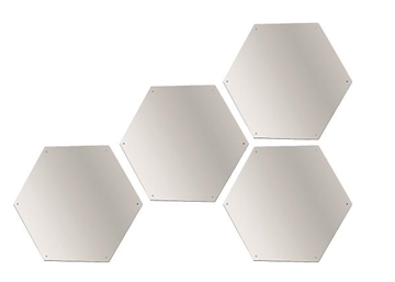 Image de Miroir de sécurité, Hexagonal