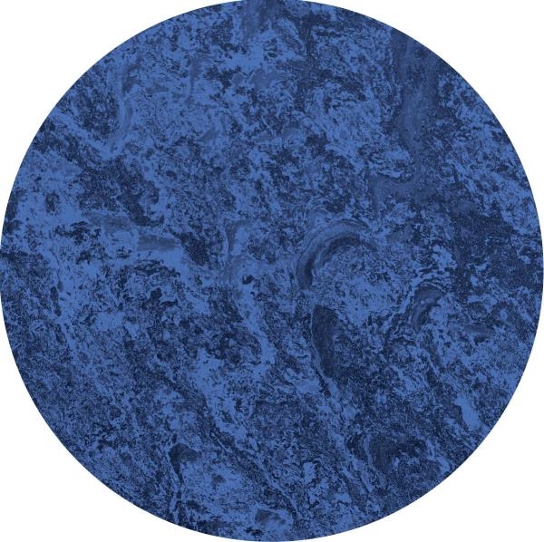 Image sur Tablette antibruit Plus ronde - Ø 120 cm bleue