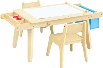 Image de Table à peinture avec 2 chaises
