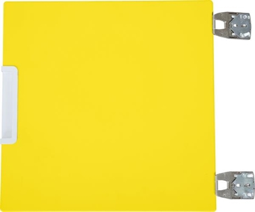 Image de Petite porte jaune avec amortisseurs