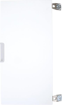 Image de Porte moyenne blanche avec amortisseurs (sur cloison)
