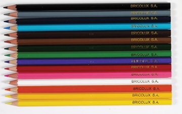 Image de Crayons couleur brun, pochette de 12