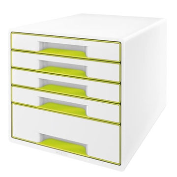 Image de Bloc de classement Leitz 5 tiroirs vert