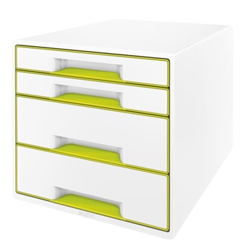 Image de Bloc de classement Leitz 4 tiroirs vert