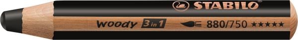 Image sur Crayons Woody 3 en 1 noir, les 5