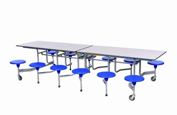 Image de Table pliante rectangulaire Sico 12 enfants pour maternelle