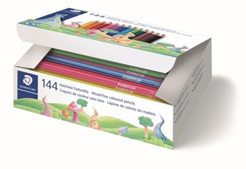 Image de Crayons de couleur sans bois Staedtler, classpack de 144