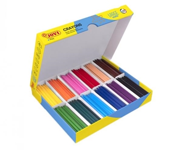 Image de Crayons plastiques hexagonaux economy pack 300 couleurs assorties