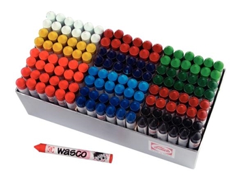 Image de Crayons à la cire Wasco, le classpack de 144