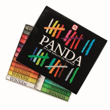 Image de Pastels à l'huile PANDA, set de 24 pièces