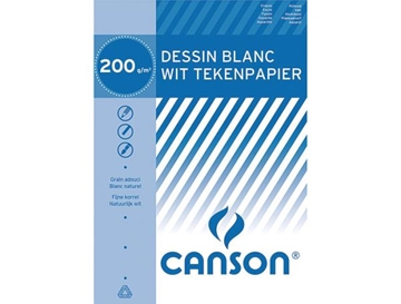 Image de Papier dessin Canson 200 g - A4, les 250