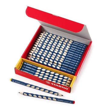 Image de Crayons noirs Stabilo Easygraph coffret scolaire de 48