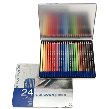 Image de Crayons de couleur Talens Van Gogh, étui de 24