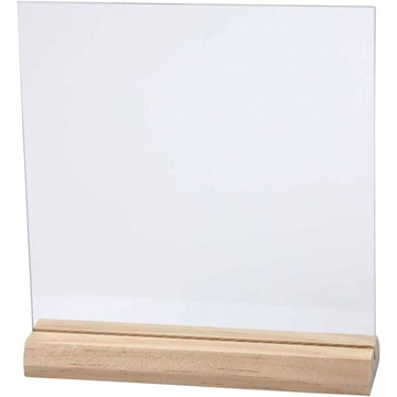Image de Cadres en verre 15 x 15 cm avec support, les 10