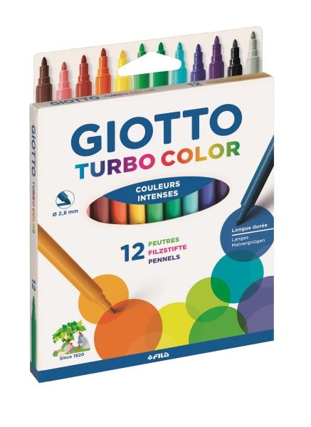 Image sur Marqueurs Giotto Turbo Color, les 12