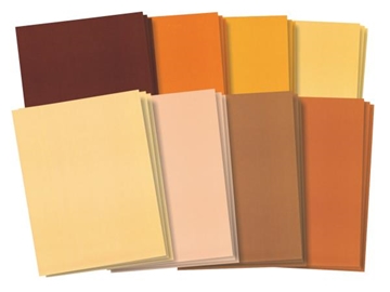 Image de Papier couleur de la peau 22 x 28 cm, 48 feuilles