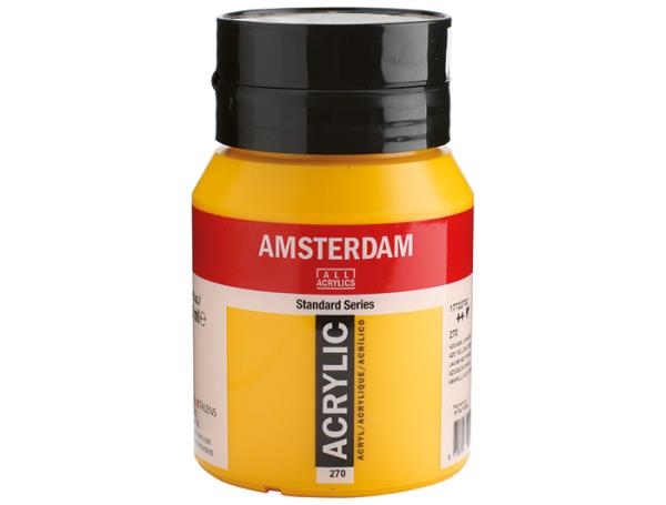 Image sur Peinture acrylique Amsterdam 500 ml Jaune azo foncé