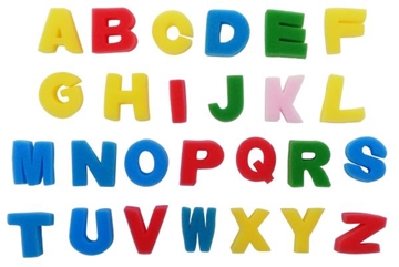 Image de Éponges à peindre alphabet majuscule, les 26