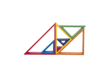 Image de Triangles de construction arc-en-ciel