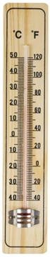 Image de Thermomètre intérieur sur socle en bois