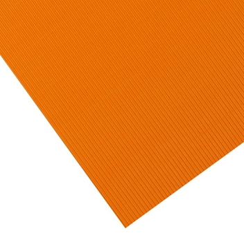 Image de Carton ondulé orange 50 x 70 cm