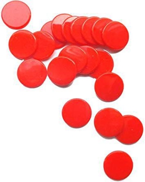 Image de Jetons en plastique rouges