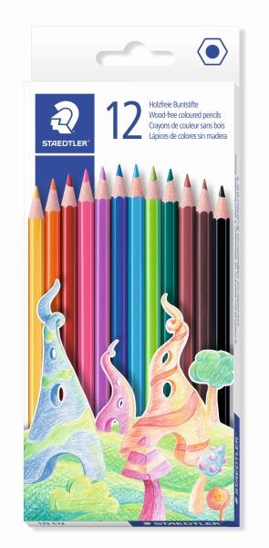 Image sur Crayons de couleur sans bois Staedtler, pochette de 12