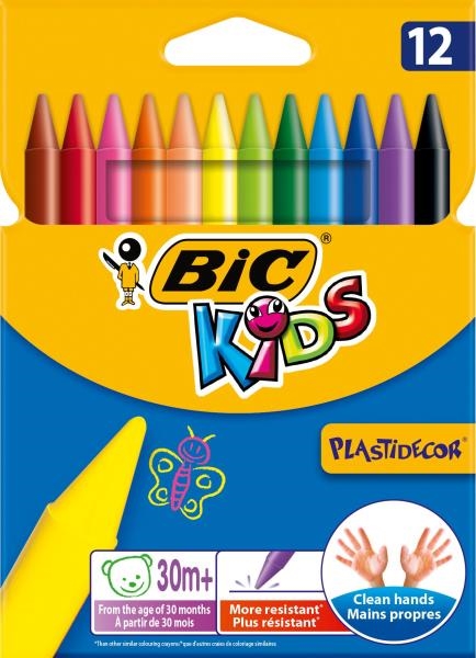 Image sur Crayons Plastidecor Bic Kids, les 12
