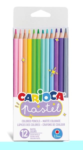 Image sur Crayons de couleur pastel, pochette de 12