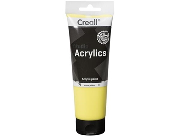 Image de Creall-acryl jaune citron, tube de 250 ml