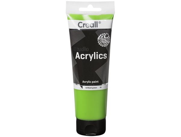 Image sur Creall-acryl vert brillant, tube de 250 ml