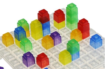 Image de Cubes à compter translucides, les 101
