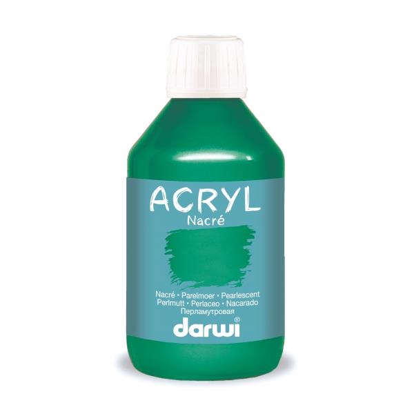Image sur Darwi acryl nacré 250 ml vert