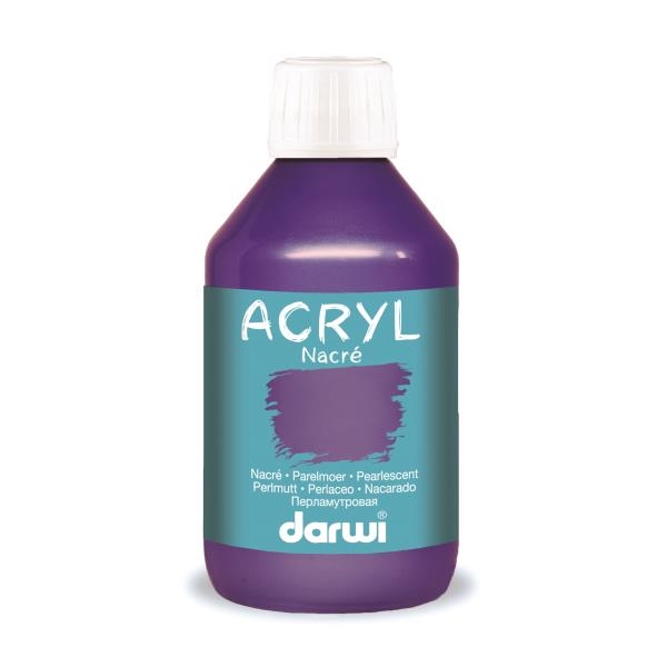 Image sur Darwi acryl nacré 250 ml lilas