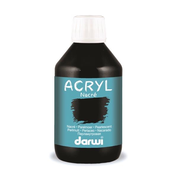 Image sur Darwi acryl nacré 250 ml noir