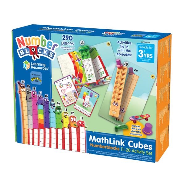 Image sur MathLink Cubes Numberblocks 11 - 20