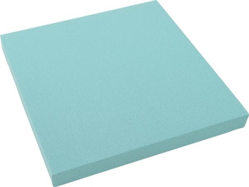 Image de Panneau acoustique carré, turquoise