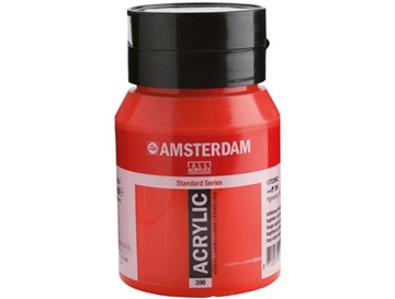 Image de Peinture acrylique Amsterdam 500 ml Rouge Naphtol moyen