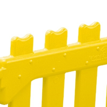 Image de Barrières en plastique, jaune