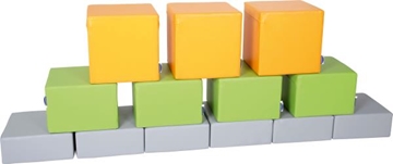 Image de Blocs mousse, les 13, gris/vert/jaune